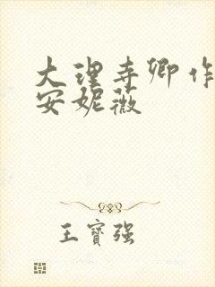 大理寺卿作者:安妮薇