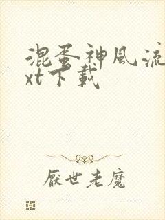 混蛋神风流史txt下载