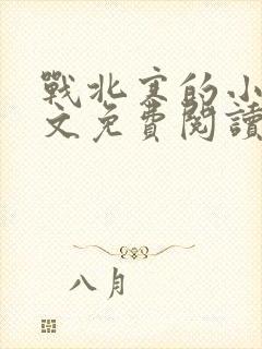 战北寒的小说全文免费阅读无弹窗