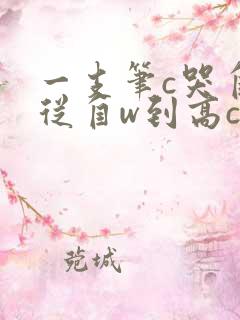 一支笔c哭自己从自w到高c漫画