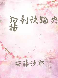 狗剩快跑央八首播