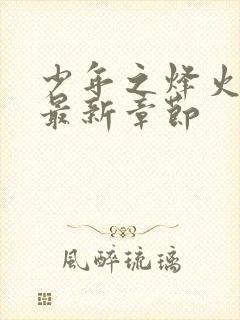 少年之烽火岁月最新章节