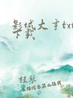 影城大亨txt下载