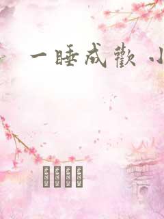 一睡成欢 小说