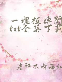 一块板砖闯仙界txt全集下载