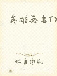 英雄无名TXT