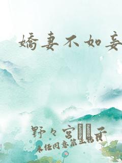 娇妻不如妾