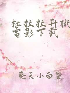 杜拉拉升职记 电影下载