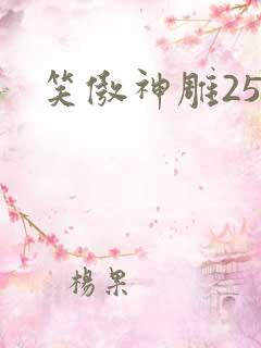 笑傲神雕25