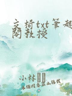 交椅txt笔趣阁教授