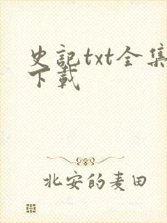 史记txt全集下载