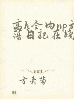 高h全肉np放荡日记在线观看