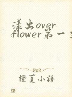 漾出over flower第一季翻译
