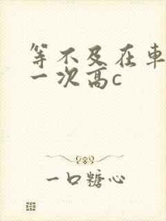 等不及在车里做一次高c