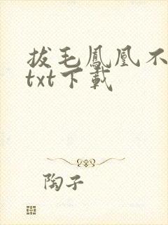 拔毛凤凰不如鸡txt下载
