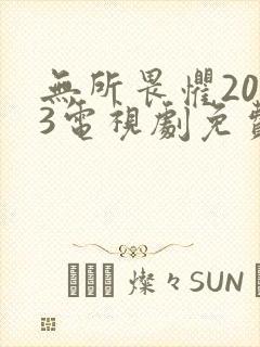 无所畏惧2023电视剧免费观看