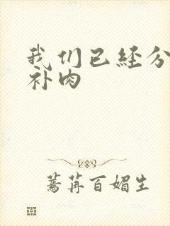 我们已经分手了补肉