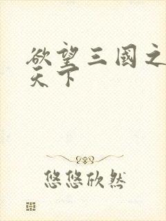 欲望三国之独占天下