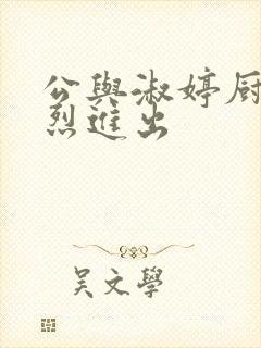 公与淑婷厨房猛烈进出