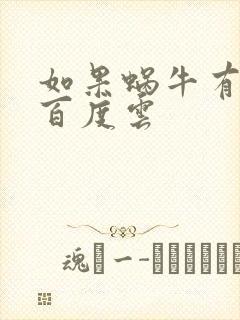 如果蜗牛有爱情百度云