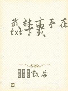 武林高手在校园txt下载