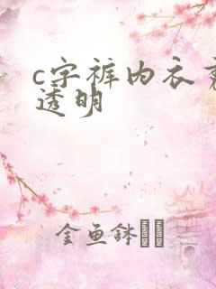 c字裤内衣秀全透明