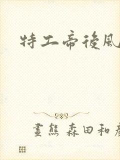 特工帝后风九少