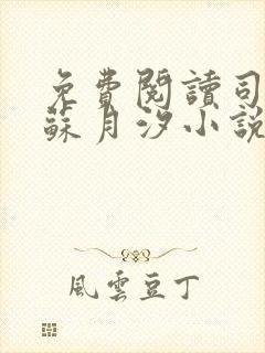 免费阅读司空靖苏月汐小说全文正版