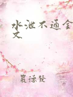 水泄不通金银原文