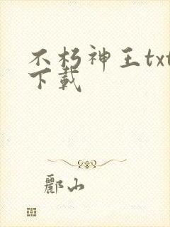 不朽神王txt下载