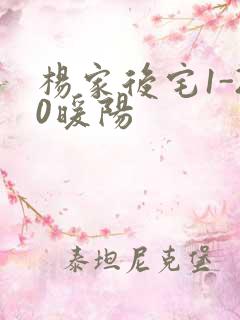 杨家后宅1-20暖阳