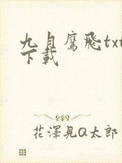九月鹰飞txt下载