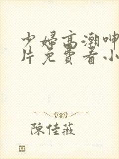 少妇高潮呻吟A片免费看小说