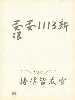蛋蛋1113新浪