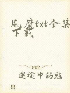 风魔txt全集下载