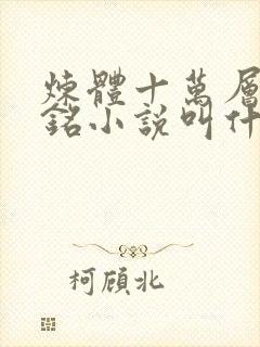 炼体十万层轩辕铭小说叫什么