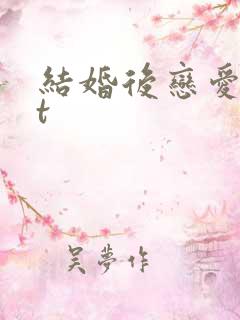 结婚后恋爱txt