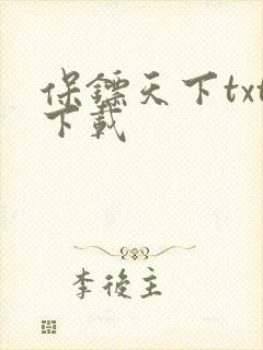 保镖天下txt下载