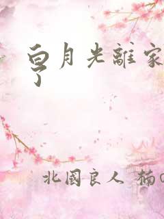 白月光离家出走了