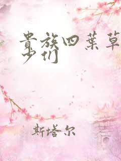 贵族四叶草的恶少们