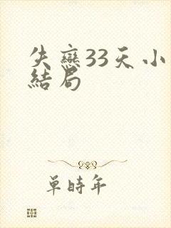 失恋33天小说结局