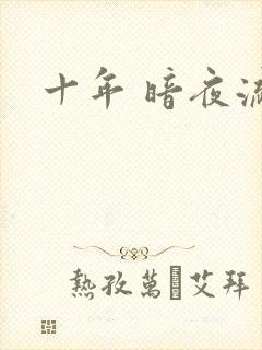 十年 暗夜流光