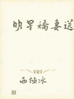 明星娇妻送上门