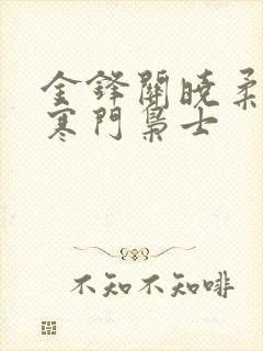 金锋关晓柔小说寒门枭士