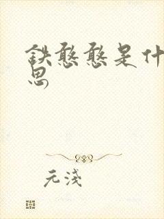 铁憨憨是什么意思