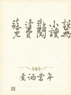 苏清欢小说全文免费阅读无弹窗