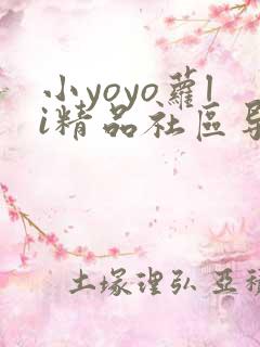 小yoyo萝li精品社区导航