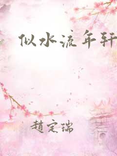 似水流年轩辕悬