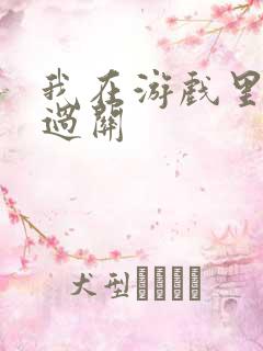 我在游戏里靠挨过关