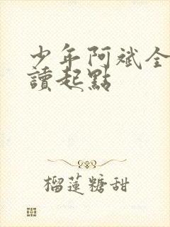 少年阿斌全文阅读起点